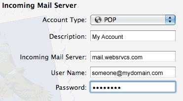 Mac Mail Incoming Mail Server